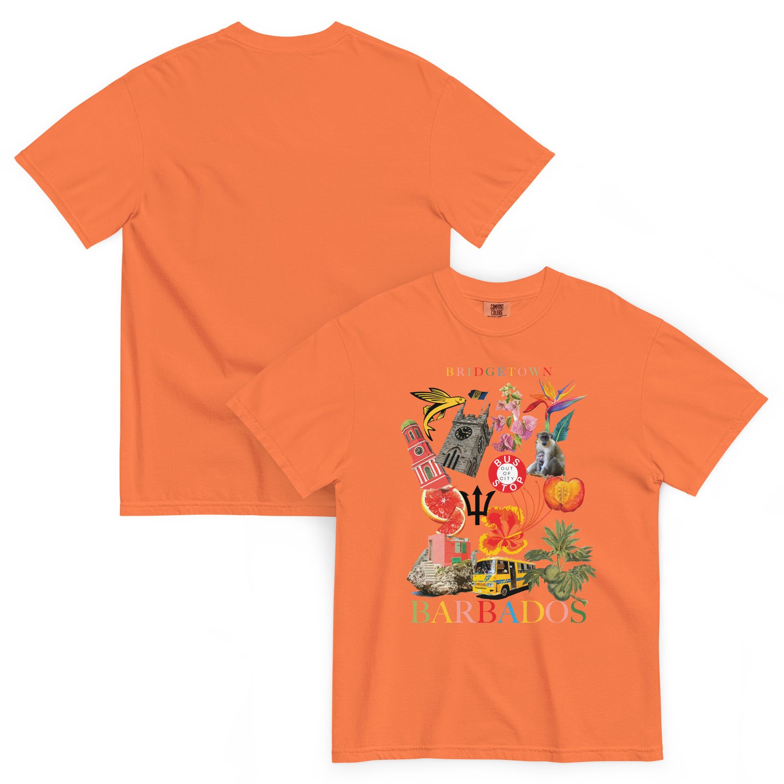 All Things Barbados, Unisex Tshirt - Image 3