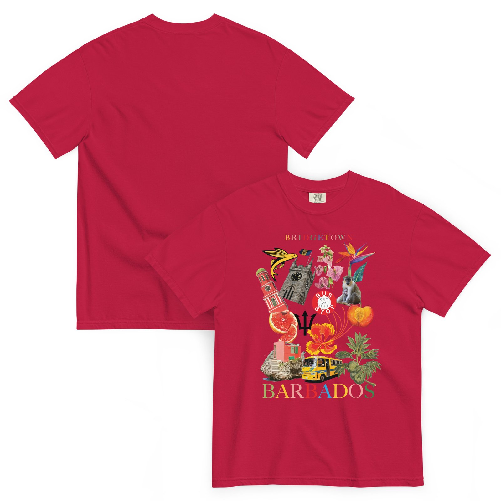 All Things Barbados, Unisex Tshirt - Image 2